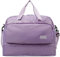 Vllcsla Borsa Sportiva Donna con Tasca Bagnata, Espandibile 37,7 L a 50,7 L, Borsa Palestra Leggero Impermeabile, Borsa da Viaggio da Palestra con Manica, Borsone Weekender Unisex Adulto, Porpora