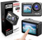 SJCAM SJ10PRO 4K60FPS 5,9 cm Touchscreen 170° FOV 6-Aixs Stabilisierungs-Action-Kamera, 5 m Gehäuse, wasserdichte Unterwasserkamera, 2,4 GHz/5 GHz Sportkamera