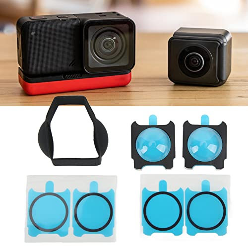 ONE R RS Sticky Lens Guard Screen Film Set, Adhesive Screen Protector, Anti Scrach HD Tempered Glass Camera Screen Protector Shockproof Cover Film