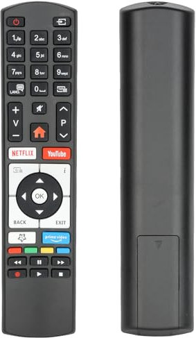 Telecomando RC4318 RC4318P Compatibile Con Vestel Finlux Telefunken Edenwood 4K Smart TV C40U446 Sostituzione Controllore Con NETFLIX YouTube PrimeVideo Tasti, Nessuna programmazione richiesta