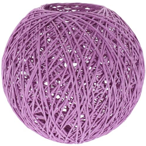 Purple Paper Design Ball Lamp Shade Rustic 5.9 Inch Ceiling Light Cover for Cozy Home Decor Ideal for Living Room and Bedroom