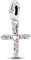 KUNSIR Charm Anhänger Damen 925 Sterling Silber für Armband Charms Beads passend für Pandora Armband und Halskette, Kompatibel mit Europäischen Armbänder für Frauen Mädchen C10