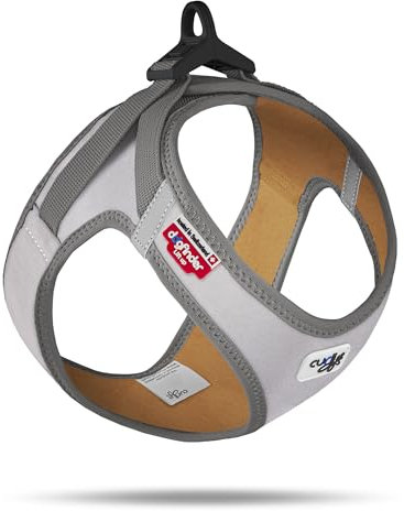 Glow curli Clasp Vest Harness Reflective Gray 3XS