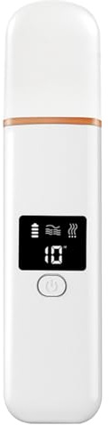 Namvo Scrubber per la pelle esfoliante ad ultrasuoni 4 modalità di rimozione dei punti neri pulizia dei pori Raschietto ad ultrasuoni facciale Display LCD Ricarica USB Cura della pelle