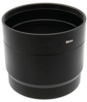 for Canon for Powershot G15 / G16 Kamera Metall 58mm Filter Mount Lens Adapter Tube Ring Schwarz