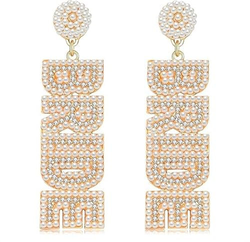 Bride Ohrringe,Champagner Ohrringe,Earrings Brautgeschenke,Eleganter Schmuck für Frauen,Ohrring-Geschenk für Frauen und Mädchen