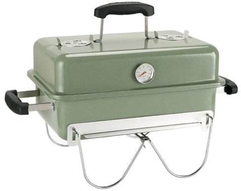 Barbacoa Carbon para Exteriores, Barbacoa Portatil, Ideal para Camping, Senderismo, Picnic y Barbacoa de Mesa(Green)