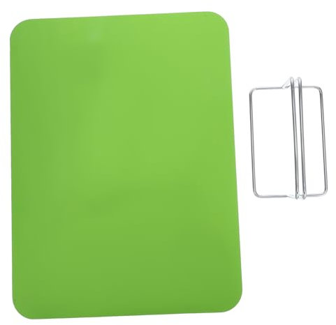 HOMSFOU Schreibtischtrennwand Schreibtischteiler für Studenten Trennwände für Klassenzimmertests Schülerteiler zum Testen Datenschutzordner für Studierende PVC Light Green