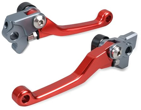 NICECNC Rote Pivot-Brems- und Kupplungshebel, kompatibel mit Beta RR 125–300 2T 2013–2021, RR-RS 4T 2012–2021, X-Trainer 2015–2021