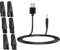 7 Pcs Electric Shaver Charger Cable Kit, USB Shaver Charger Cable Kit, Shaver Replacement Charger USB Adapter Suitable for Electric Hair Clippers, Beard Trimmers, Shavers, Beauty Instruments