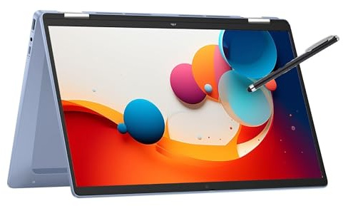 HP Chromebook 2 in 1 convertibile 2025 da 14 Touch FHD Intel 4-Core fino a 3,40 GHz 4 GB Ram 64 GB di archiviazione grafica 4K WiFi super veloce Chrome OS Pen (blu)