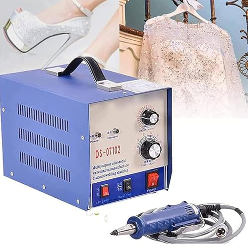 YZRDCXM Ultrasonic pearl bead setting machine 80pcs/min hot melt rhinestone laminating machine no glue crystal glitter machine pearl rhinestone embossing machine