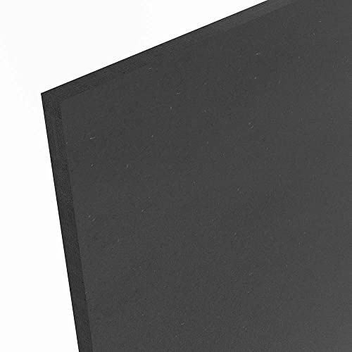 16mm MDF schwarz durchgefärbt Platte 50x50 cm