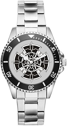 KIESENBERG Keltischer Knoten Anhänger Geschenk Artikel Idee Fan Uhr 2708