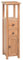 vidaXL Eiche Massiv Badezimmer Hochschrank Badregal Standregal Badschrank Bad