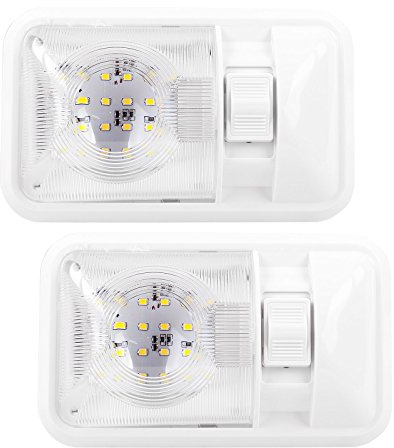 ProPlus Wohnwagen Wohnmobil Boot Innenbeleuchtung Aufbauleuchte 2er Set, 24 Led, 12v, 320lm, 38x208x127 mm On/Off Schalter