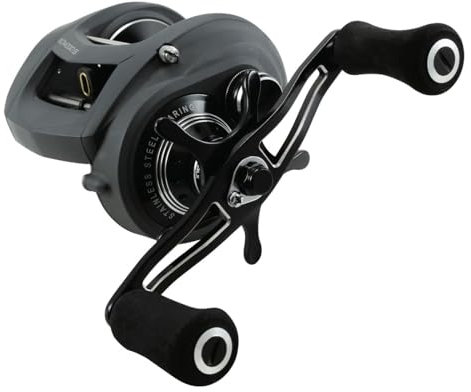 Okuma Comodo Low Profile Casting Angelrolle 310, 150m-41/100, 79, 6+1, 300, 6.4/1, 11, A Links für Rechtshänder