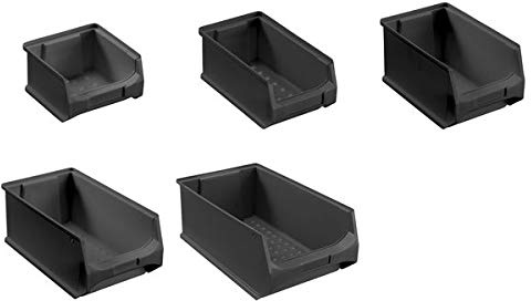 allit Sichtlagerkasten ProfiPlus GripBox 2, ESD, schwarz