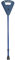 FLIPSTICK Teleskop-Sitzstock XL extralang blau