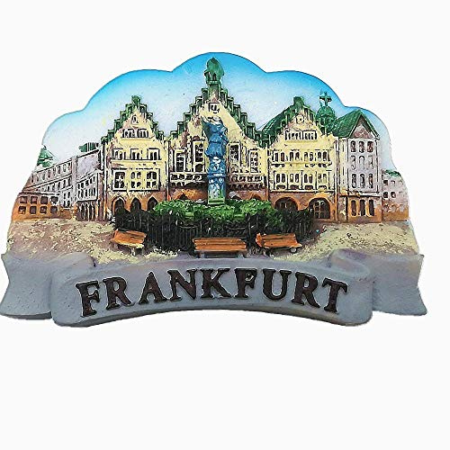 Frankfurt Deutschland 3D Kühlschrankmagnet Tourist Souvenir Geschenk & Sammlung Heim & Küche Dekoration Magnetaufkleber Frankfurt Deutschland Kühlschrankmagnet