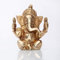 Bodhi Ganesha Statue, Messing ca. 12 cm