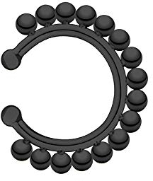 Liebeskind Berlin Ohrmanschette (Schwarz)