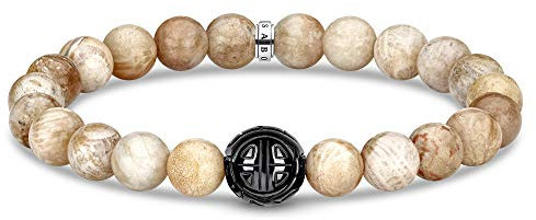 Thomas Sabo Armband beige 925 Sterling Silber A1944-353-16-L19,5