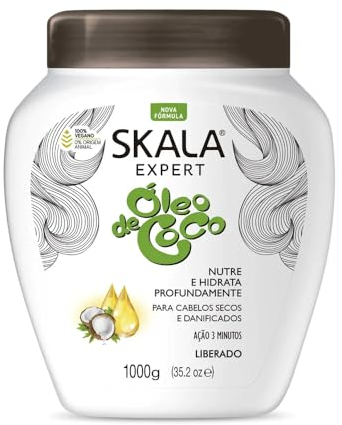 Skala - Maske Kokosöl - Für trockenes und beschädigtes Haar - 1000 ml - Intensive Feuchtigkeit und Reparatur