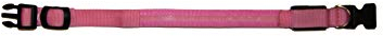 Hundehalsband mit LED-Beleuchtung, Größe XS, Pink