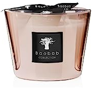 Baobab Duftkerze Les Exclusives Roseum Max 10 mit der Duftnote Bergamotte-Zeder-Moschus, Brenndauer: 60 Stunden, Höhe: 10cm, MAX10ROS