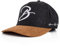 Blackskies® Script Baseball Cap | Unisex Luxury Premium Snapback Hat Mütze Kappe Flanell Synthetischer Wildleder Schirm Suede Charcoal