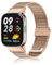 ToVioc Cinturino Compatibile con Xiaomi Redmi Watch 3, Cinturini in Acciaio Inossidabile Adatto per Xiaomi Redmi Watch 3 - Oro Rosa