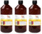 3L 3 x 1L Glycerin 99,8% Pflanzliches Glyzerin EP/USP/DAB Pharmaqualität Glycerol 1000 ml, 1 Liter Flasche UV-Schutz