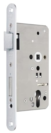 BKS Panikschloss mit Umschaltfunktion B B-1201, Profilzylinder | Dornmaß 65 mm, Stulp 24 mm, DIN Links, Entfernung 72 mm, Lochung Vierkant 9 mm, 2-tourig f. Holz- oder Stahltüren von SOTECH