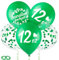 BETESSIN Petersilienhochzeit Deko - 24x Petersilien Hochzeit Ballon 12 Zoll - Petersilienhochzeit Luftballons für 12,5 Hochzeitstag - Petersilienhochzeit Geschenk zum Hochzeitstag nach 12,5 Jahren