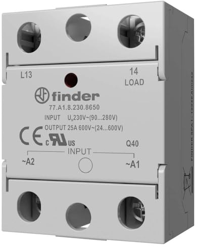 Finder Halbleiterrelais 77B182308250 40 A Schaltspannung (max.): 280 V/AC Nullspannungsschaltend 1 St.
