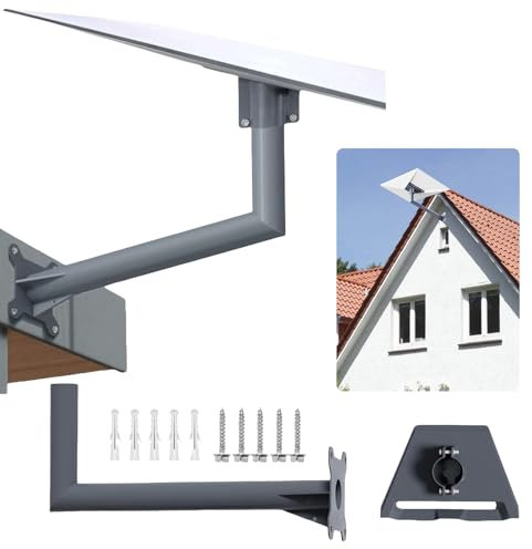Gen 3 Wandhalterung Kompatibel mit Starlink Lange Wandhalterung V3 Halterung Starlink Gen 3 Mount Kit mit Starlink Rohr Adapter für Standard V3 Schüssel Lang Wandhalterung V3 Masthalterung