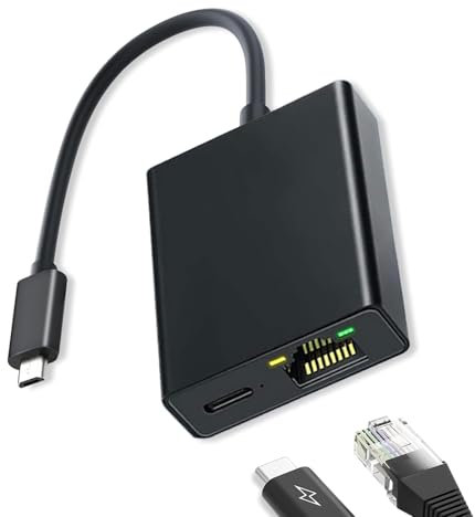 Micro USB to RJ45 Wired Internet Adapter for Stable & Faster Streaming – Compatible with Fire Stick & Chromecast