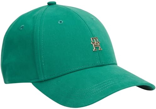 Tommy Hilfiger Damen Cap Elevated Chic mit Logo, Grün (Nouveau Green), Einheitsgröße