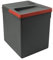 Emuca - Poubelles pour tiroir de cuisine avec couvercle anti-odeurs, Compartiments de Recyclage pour Base à Couper,H 266 mm (1 x 15 L), Plastique gris anthracite