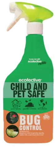 Bug Control Spray 1L Child & Pet Safe with Spray Nozzle Garden ECO Friendly