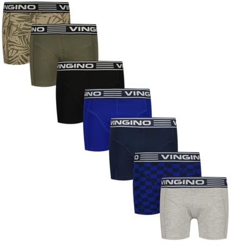 Vingino Boys WO25 7-Pack Boxer Size XS of The WO25 Collection