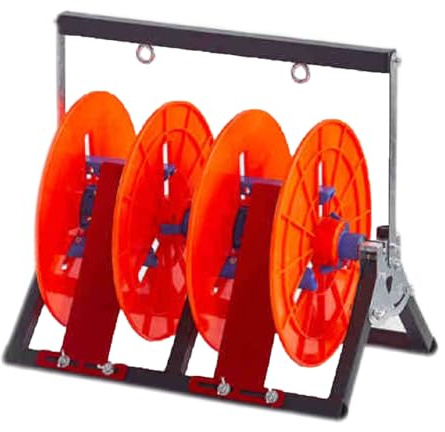 Foldable Wire Spool Rack - Space-Saving Cable Holder for Ropes, Cord, and Paracord Organization(One Color-2 Reel)