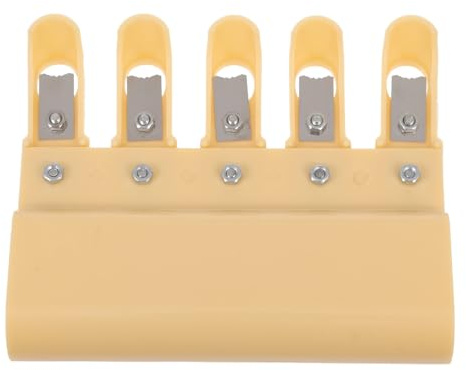 GARVALON Outil de Dessin Portable en Plastique Jaune, Résistant aux Chutes, pour Tableau Noir, pour Enseignants de Musique et Peinture