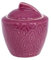 Plum Deco Stoneware Sugar Pot Ceramic Tea Sugar Bowl