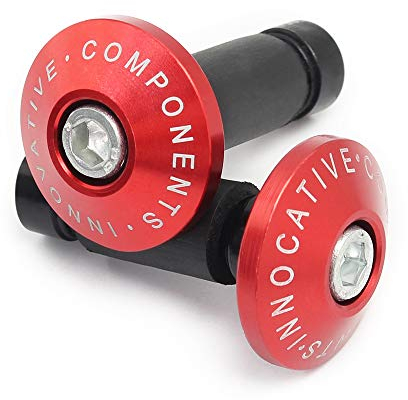 Bar End Motorrad UNIVERSAL Lenkergewichte Lenkerenden Alu Set Dekoration Ø22mm (7/8),Rot