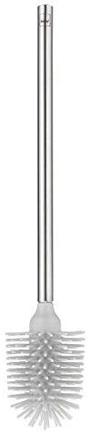 Kela La Brosse WC-Bürste, Edelstahlgriff, Silikon, 42,5 cm, Ø 8 cm, Hellgrau, 24310