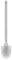 Kela La Brosse WC-Bürste, Edelstahlgriff, Silikon, 42,5 cm, Ø 8 cm, Hellgrau, 24310
