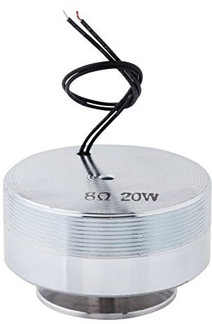 Fydun 1 Unidad 50mm 2 Pulgadas Alta Frecuencia Resonante Altavoz Vibración Fuerte Woofer(8Ω 20W)