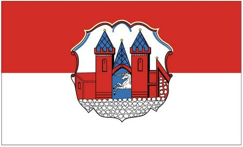 Fahne/Flagge Lichtenberg Oberfranken 90 x 150 cm